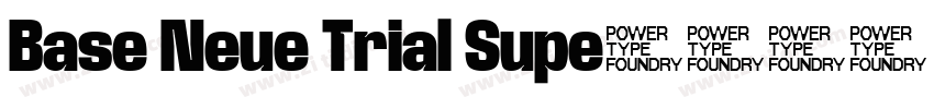 Base Neue Trial Supe字体转换